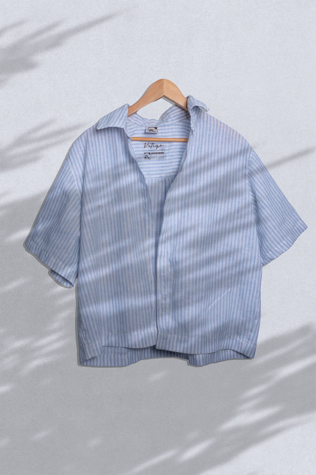 Boxy Striped overshirt