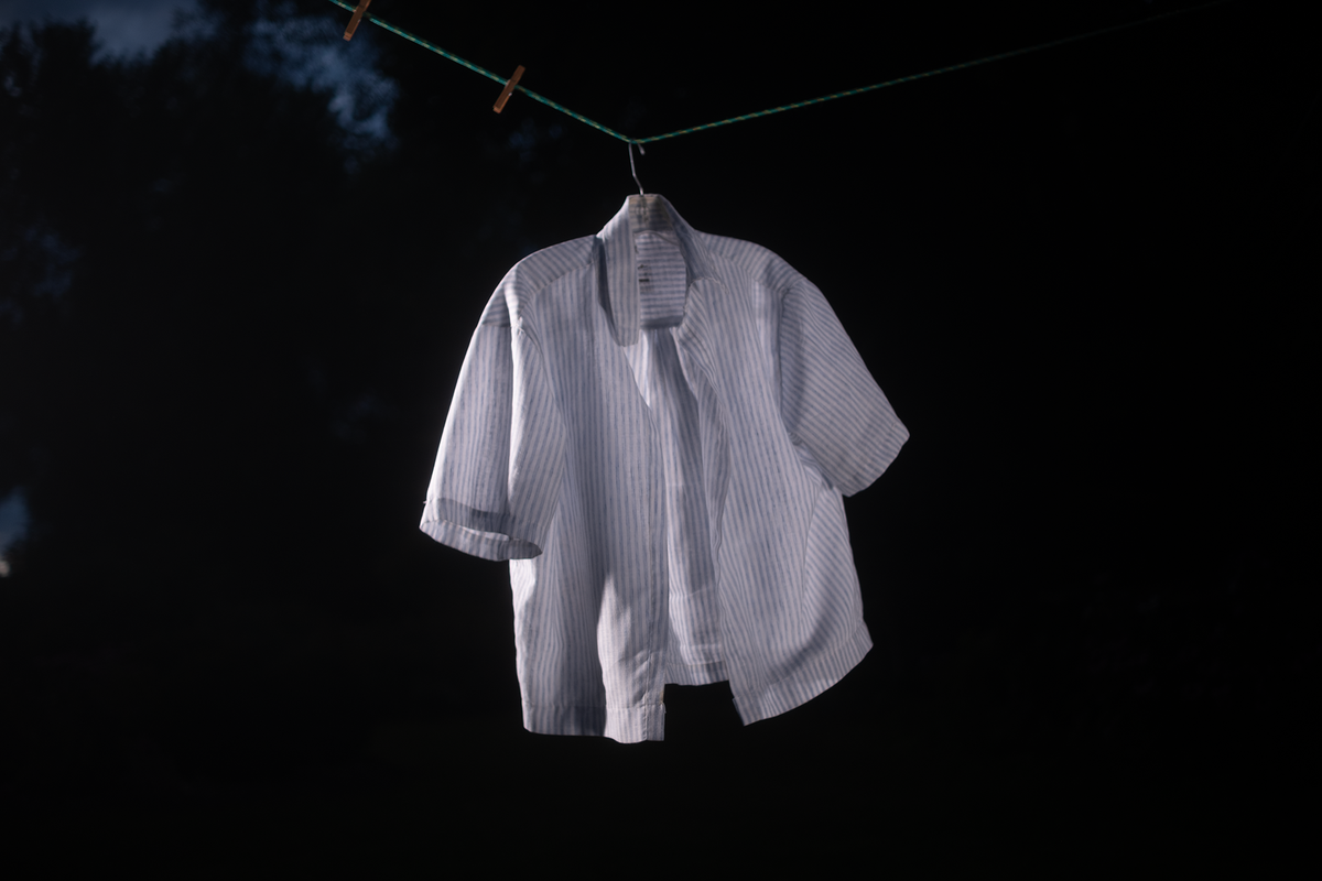Boxy Striped overshirt